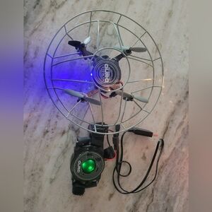 Aura Stealth Drone with Blue Highlights